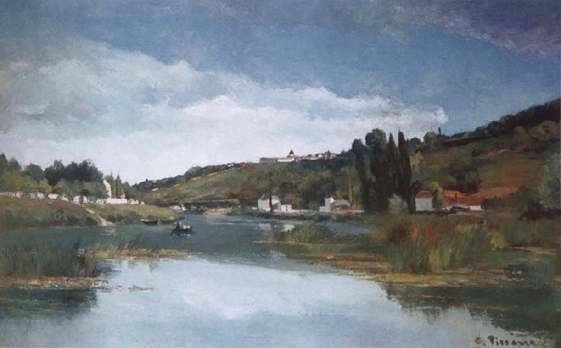 Camille Pissarro The Marne at Chennevieres
